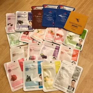20 Korean face masks set